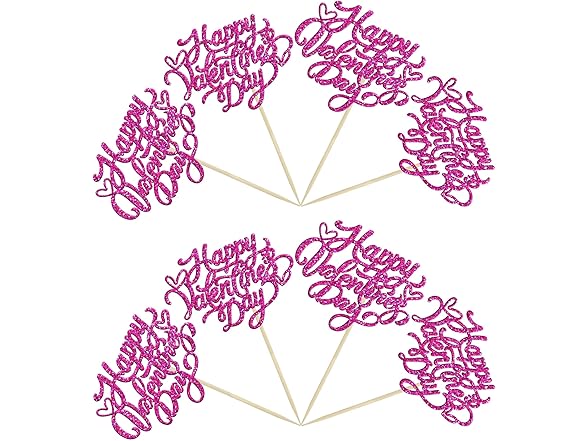 Gyufise 24Pcs Happy Valentine's Day 