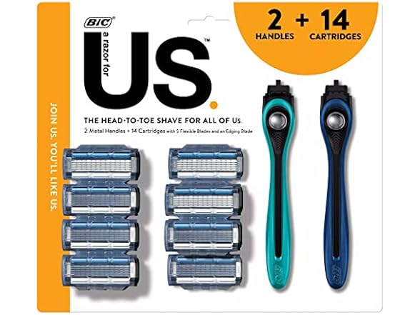 BIC US 5-Blade Unisex Shaving Razor For Men a