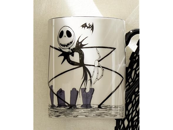 Lenox Coffee Mugs Set of 4, Nightmare Before Christmas
