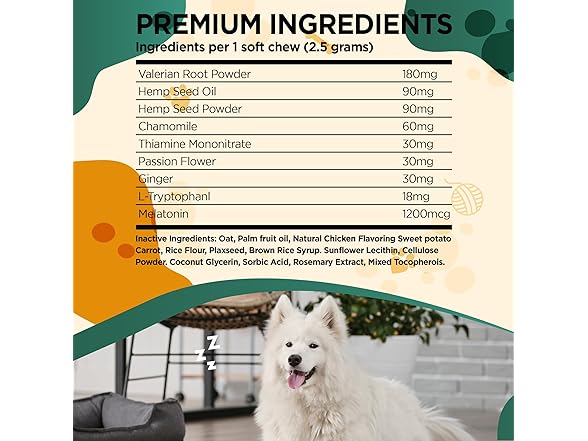 FURRY FUELS Calming Chews for Dogs