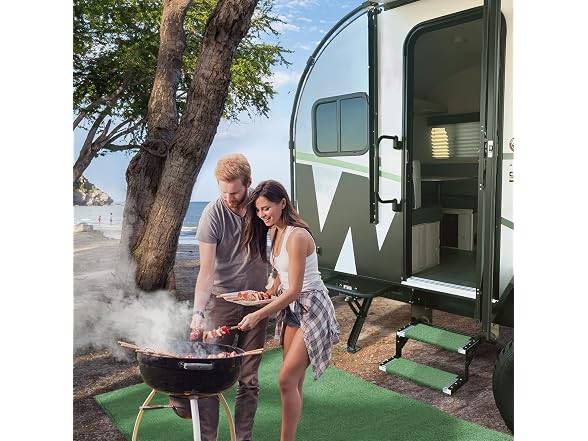 Prest-O-Fit 2-0040 Wraparound RV Step Rug Wide