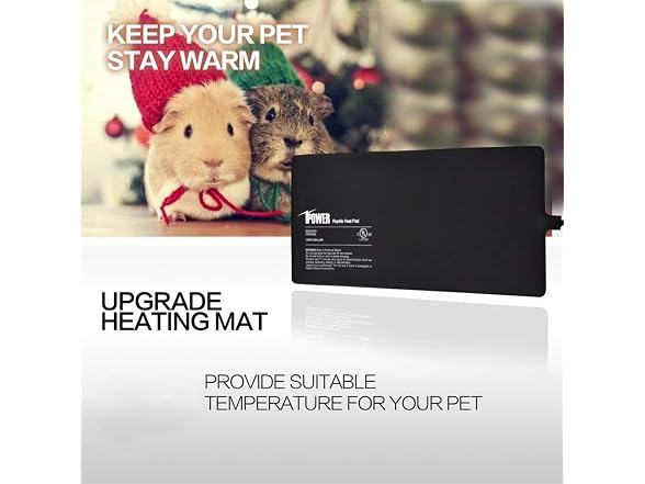 iPower Reptile Heat Pad 6X8" 8W Under Tank Warmer