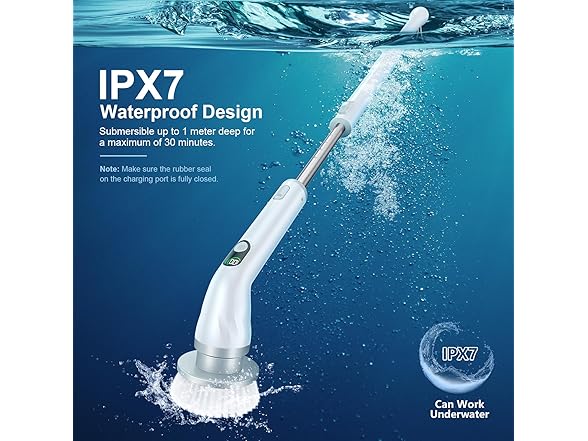 Electric Dual-Speed Spin Scrubber