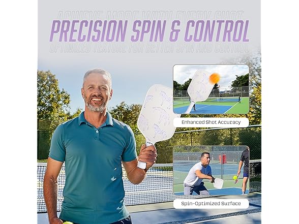 Fiberglass Pickleball Paddles Set of 2