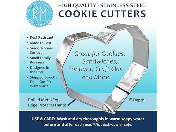 R&M International SS 2-1/3" Round Biscuit Cutter