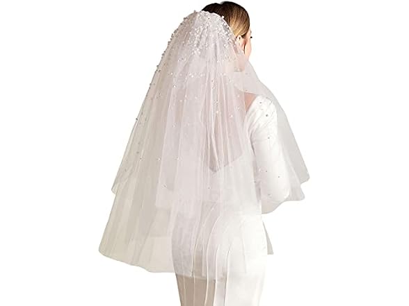 Vepycly Women (2T) Wedding Veil Party Deco Brides
