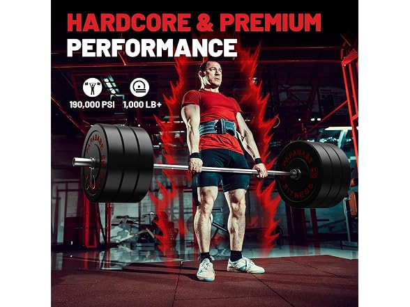 PAPABABE 7ft Barbell 45lb Olympic Barbell