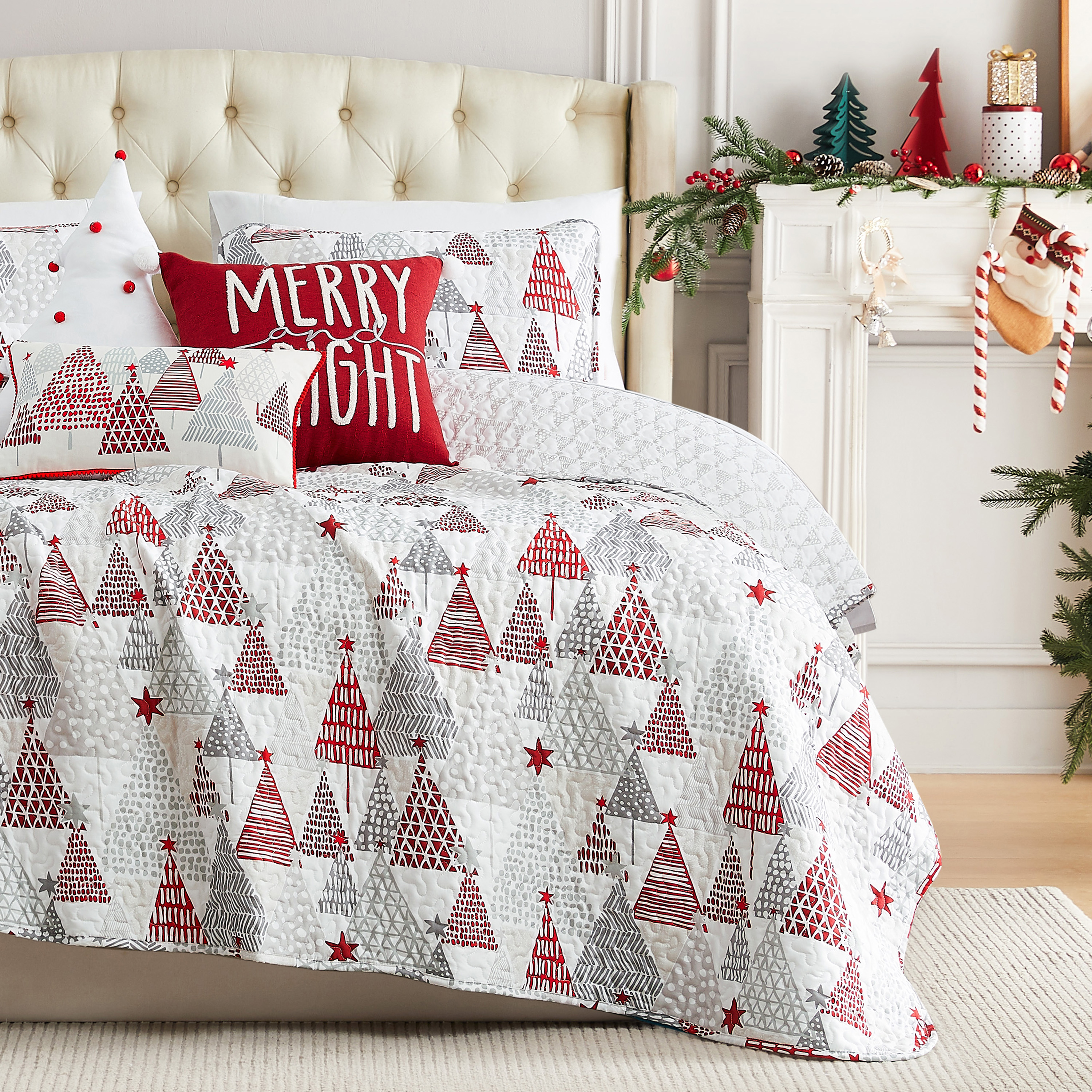 Southshore 6pc Christmas Quilt Set - Gallery 29