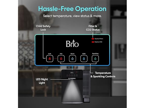 Brio Sparkling 600 Countertop Water Cooler