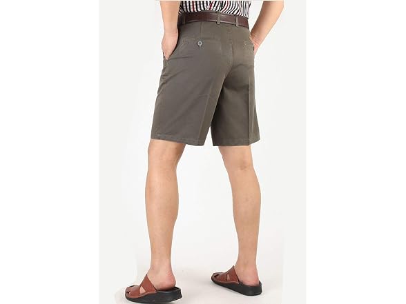 Flygo Men (40) Classic Inseam Chino Oxford Shorts