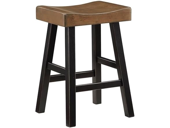 Lexicon Caspian Solid Wood 24" Stool