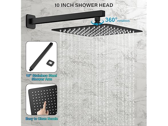 FPXRNG Shower Faucet Set 10 inch