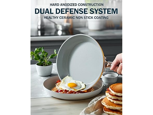 Cook N Home Classic Nonstick Cookware 10 Piece Set