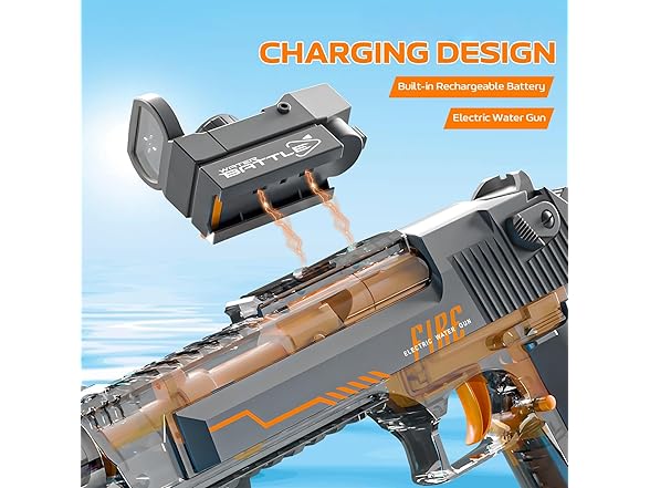 Electric Water Gun LED Lights for Kids
