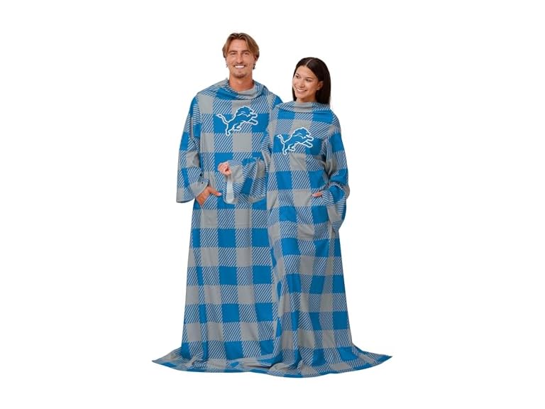 LIONS Buffalo Plaid Throw (48x71)