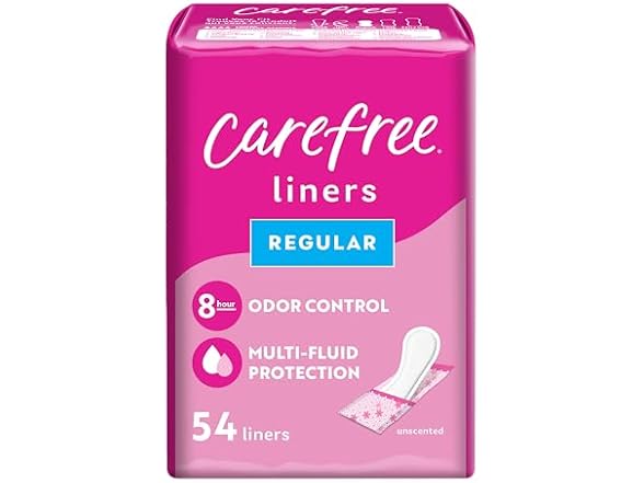 Carefree Regular Liners 54ct