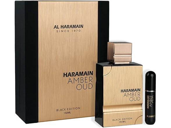 Al Haramain Amber Oud Black Edition Unisex Eau de Parfum, 150-mL