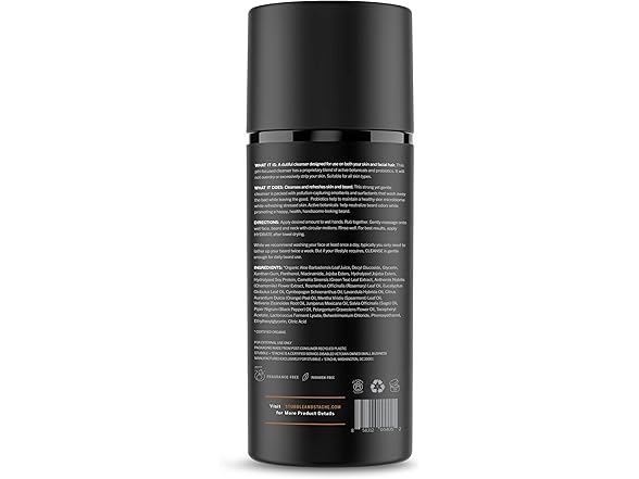 stubble & stache Face Wash and Beard Wash for Men