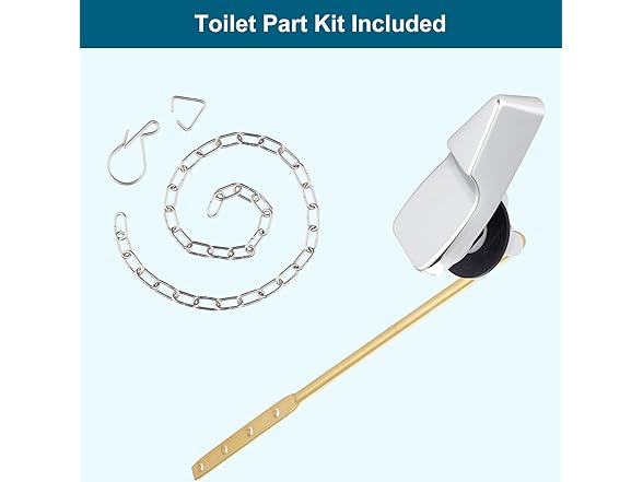 2 Pack Toilet Handle Replacement Kit