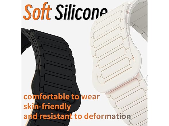 Miranzoa Magnetic Silicone watch band