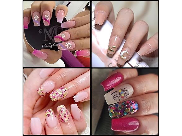 AddFavor Coffin Nail Tips 300pcs