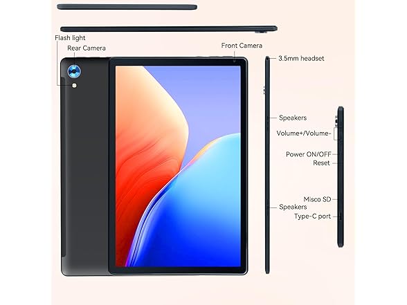 URAO C107 10.1" Android Tablet