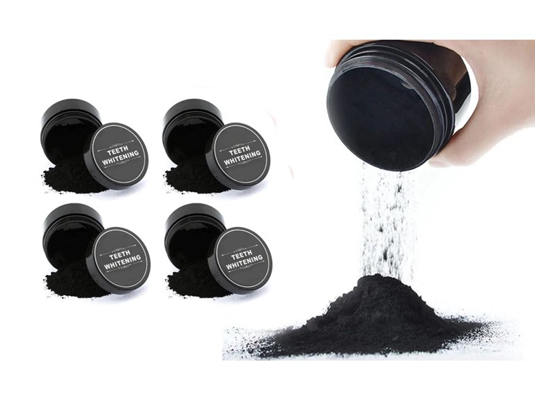 Oral Fit 4-Pack: Advanced Coconut Activated Teeth Whitening Powder