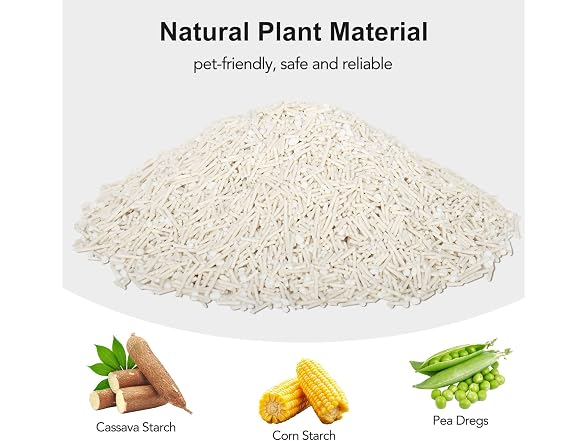 EZSKUUP Non-Stick Ultra Clumping Tofu Cat Litter
