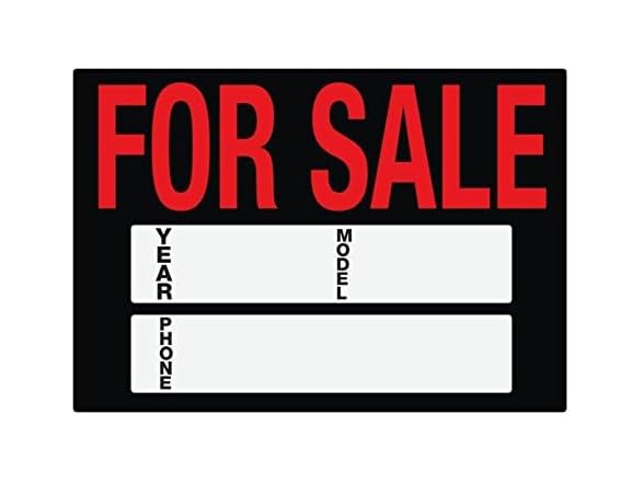 Cosco Static Cling Sign Kit