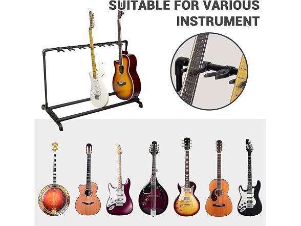 Takywep Foldable Multi Guitar Stand