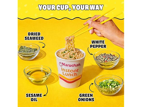 12PK Maruchan Instant Lunch Ramen Noodles, Shrimp
