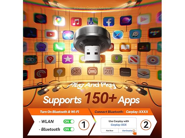 Cleviton Wireless Carplay Adapter