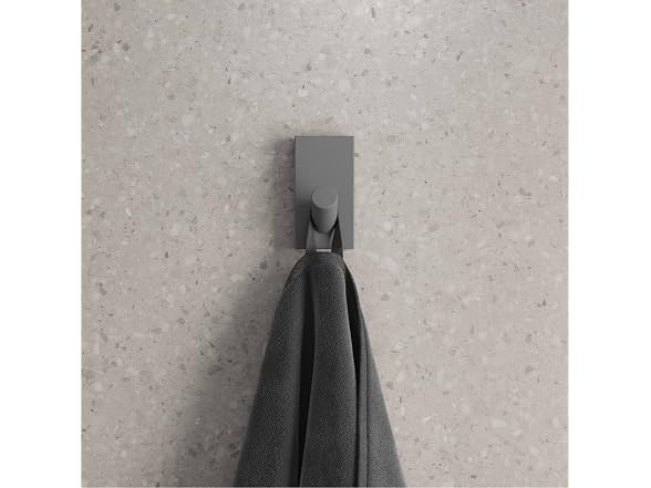 Swiss Madison Monaco Concrete Bathroom Robe Hook, Gray