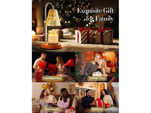 Candle Warmer Lamp (Gold)