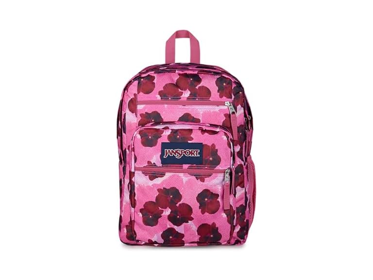 JanSport 34L Big Backpack Pop Art Pansies 