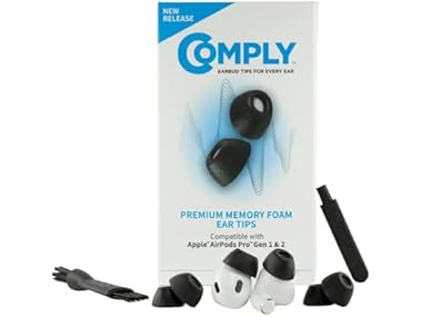$4.99, Was $29.99, 83% Off! (3 Pairs) Comply Memory Foam Earbud Tips for Apple AirPods Pro 1 & 2 dealfomo
