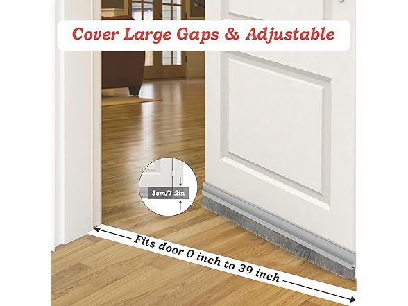 Xbaiyanr Door Sweep for Bottom of Door