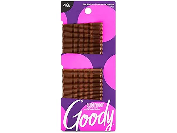$0.99, Was $1.99, 50% Off! Goody SlideProof Bobby Pins Brown 48ct dealfomo