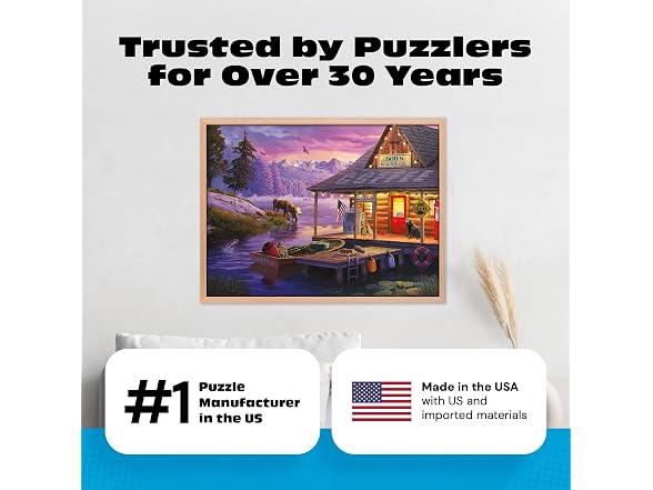 Bob's Bait & Tackle,1000 Piece Cabin Puzzle