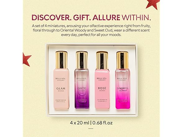 BellaVita Women’s Perfume Gift Set