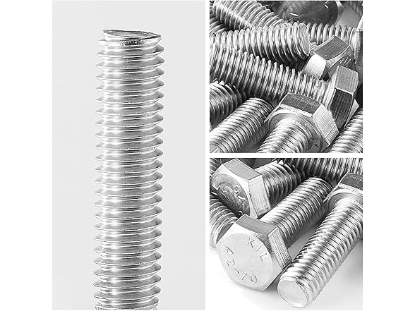 M8-1.25 x 50mm Heavy Duty Hexagon Bolts Hex Head Screws