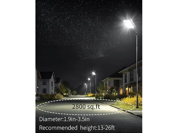 Ofuray OF-12600W Solar Street Light