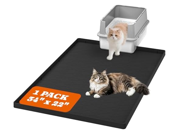 Pawtners Silicone Cat Litter Mat