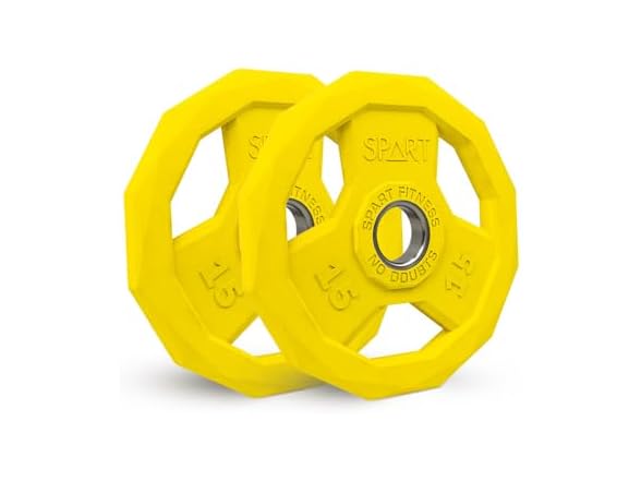 SPART Color Weight Plate 2-Inch 15LB Pair