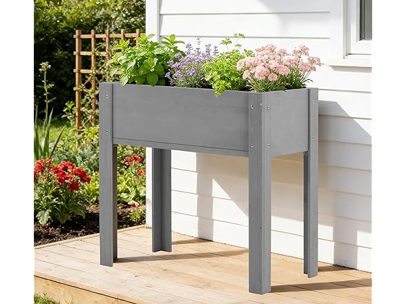 SoliWood BC075525010165 Raised Garden Bed with Legs (Open Box)