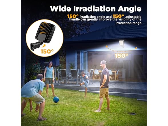 WILLGOTOP 150w Motion Sensor Outdoor Light