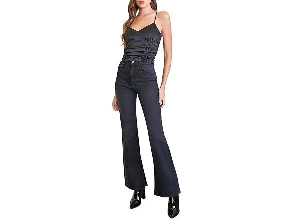Forever 21 Women's (M) Ruched Satin Crisscross Cam