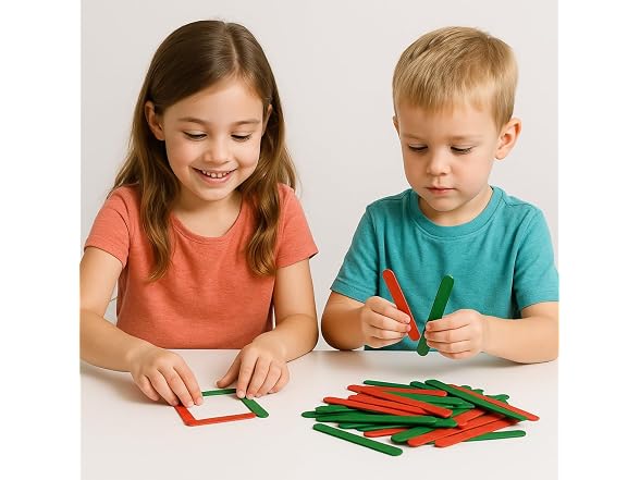 Christmas Craft Sticks Red & Green 500ct