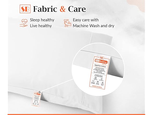 SGI Bedding 1000 TC Egyptian Cotton King