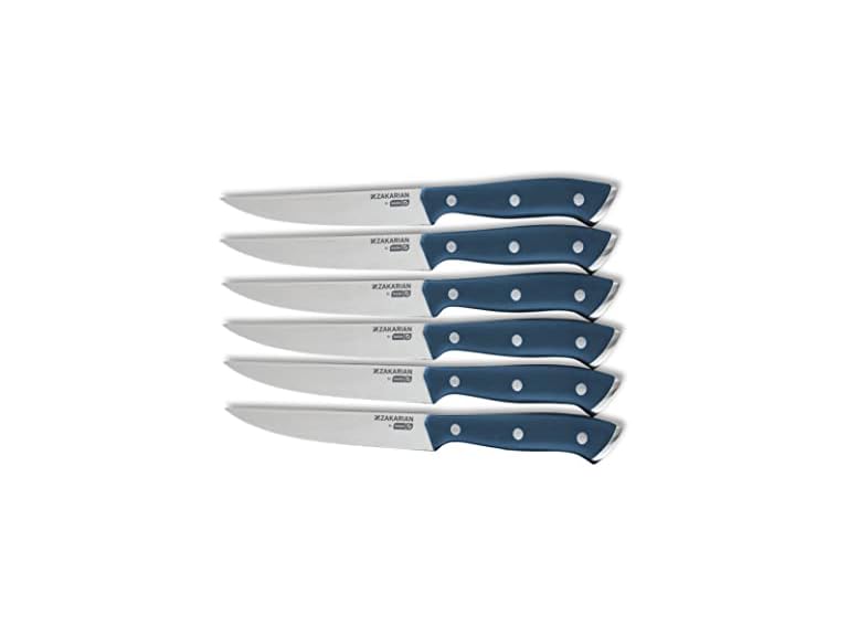 DASH Zakarian Steak Knives Set of 6 Blue